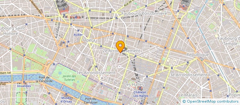 localisation de l'entreprise GESTION FRANCE EUROPE à PARIS