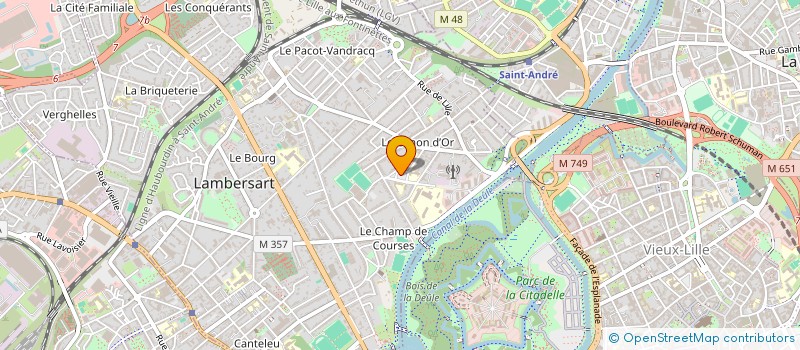 localisation de l'entreprise GESTION GARDERIE LA FONTAINE à LAMBERSART