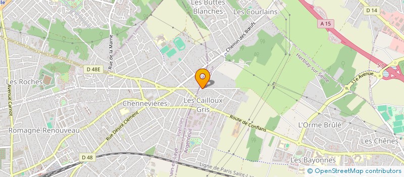 localisation de l'entreprise GESTION HANNA  HERBLAY-SUR-SEINE