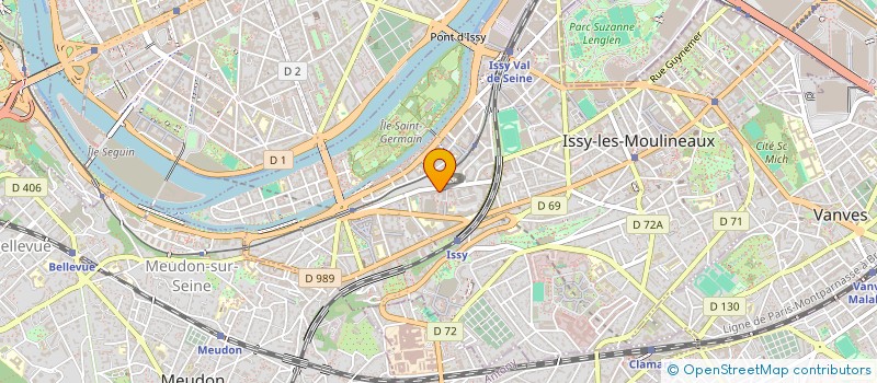 localisation de l'entreprise GESTION HOTEL ISSY LES MOULINEAUX à ISSY-LES-MOULINEAUX