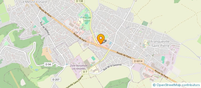 localisation de l'entreprise GESTION HOTEL ROUEN FRANQUEVILLE  FRANQUEVILLE-SAINT-PIERRE