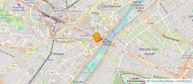 localisation de l'entreprise GESTION HOTEL SAINT QUENTIN-EN-YVELINES à PUTEAUX