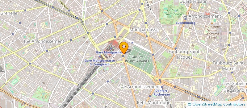 localisation de l'entreprise GESTION HOTELERIE ARCADIE  PARIS