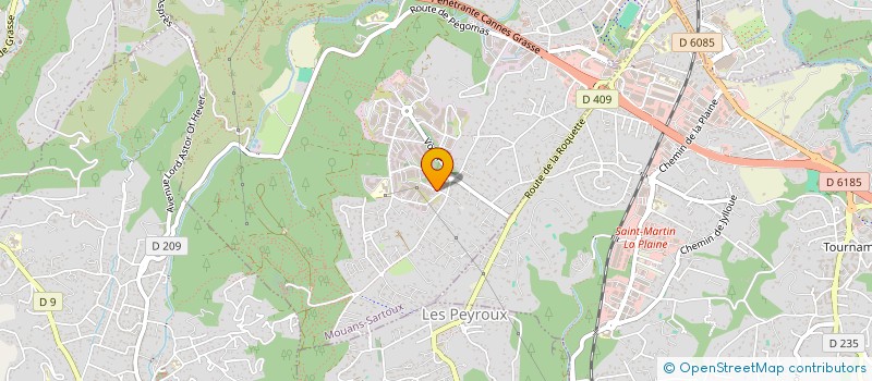 localisation de l'entreprise GESTION HOTELIERE DE TOURISME à MOUANS-SARTOUX