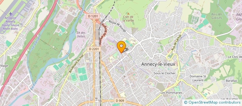 localisation de l'entreprise GESTION HOTELIERE MARSEILLE VITROLLES à ANNECY