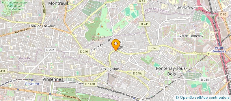 localisation de l'entreprise GESTION IMMO CONFIANCE à FONTENAY-SOUS-BOIS