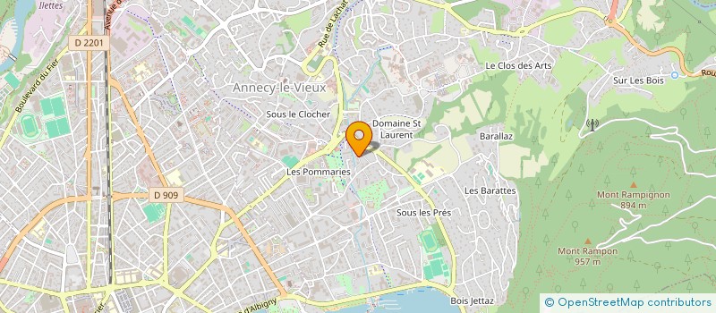 localisation de l'entreprise GESTION IMMOBILIER INDUSTRIE à ANNECY