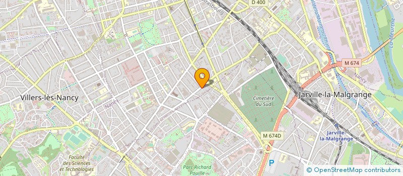 localisation de l'entreprise GESTION IMMOBILIER SERVICES  NANCY