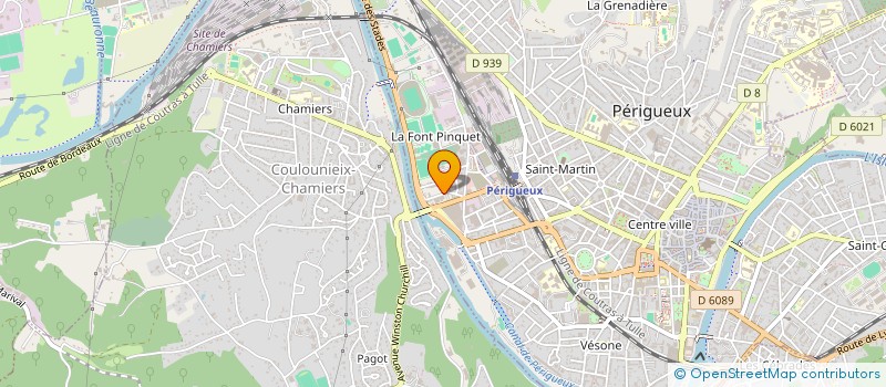 localisation de l'entreprise GESTION IMMOBILIERE 24 à PERIGUEUX