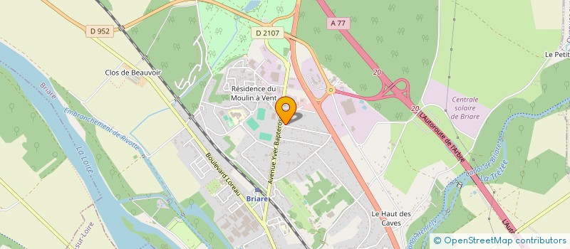 localisation de l'entreprise GESTION IMMOBILIERE AMRANI à BRIARE