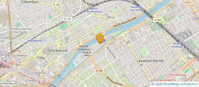 localisation de l'entreprise GESTION IMMOBILIERE D ILE DE FRANCE à NEUILLY-SUR-SEINE
