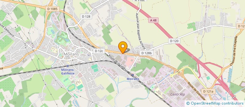 localisation de l'entreprise GESTION IMMOBILIERE DE MOIRANS EN ISERE  MOIRANS