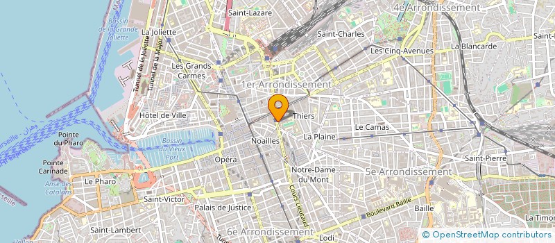 localisation de l'entreprise GESTION IMMOBILIERE DEPIERRE à MARSEILLE