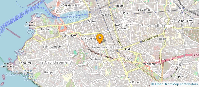localisation de l'entreprise GESTION IMMOBILIERE DRAGON à MARSEILLE