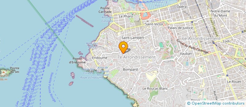 localisation de l'entreprise GESTION IMMOBILIERE ET SERVICES  MARSEILLE