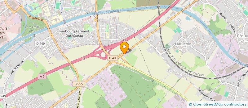 localisation de l'entreprise GESTION IMMOBILIERE FERRARETTO  HAULCHIN