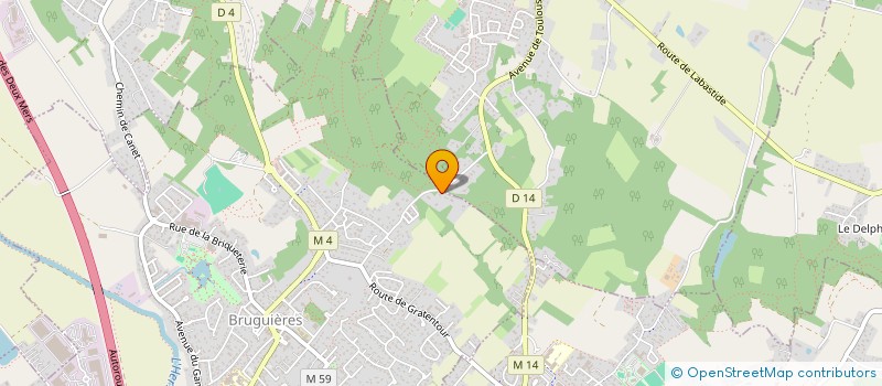 localisation de l'entreprise GESTION IMMOBILIERE LACOSTE  BRUGUIERES