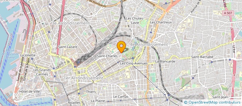 localisation de l'entreprise GESTION IMMOBILIERE LONGCHAMP à MARSEILLE