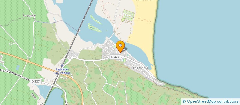 localisation de l'entreprise GESTION IMMOBILIERE MARTIN ET ASSOCIES à LEUCATE