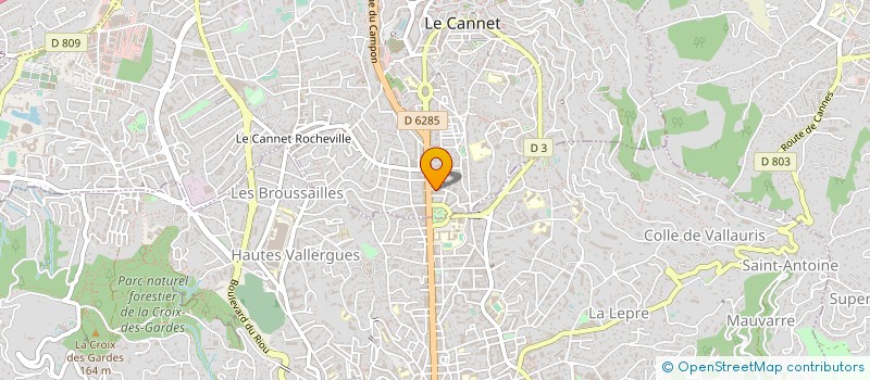 localisation de l'entreprise GESTION IMMOBILIERE MODERNE à LE CANNET