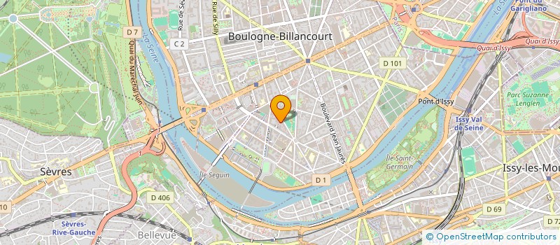 localisation de l'entreprise GESTION IMMOKA à BOULOGNE-BILLANCOURT