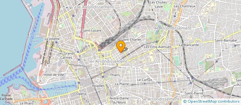 localisation de l'entreprise GESTION INGENIERIE INFORMATIQUE à MARSEILLE