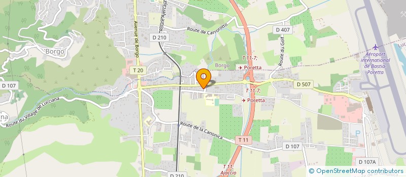 localisation de l'entreprise GESTION INSULAIRE DE LOCATION à LUCCIANA