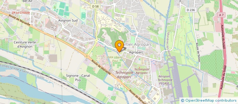 localisation de l'entreprise GESTION INVESTISS RECHERCHE & DEVELOPPEM à AVIGNON
