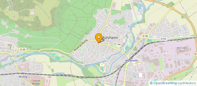 localisation de l'entreprise GESTION J.M  MOLSHEIM