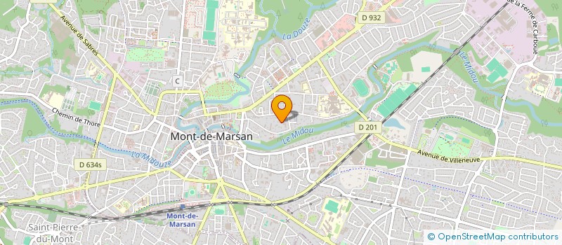 localisation de l'entreprise GESTION LAG-LEM  MONT-DE-MARSAN