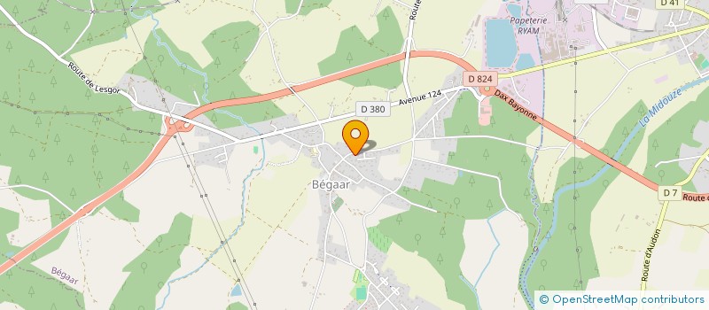 localisation de l'entreprise GESTION LESA à BEGAAR