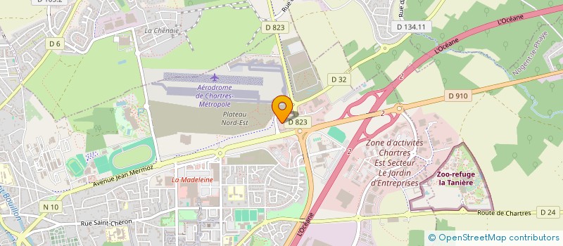 localisation de l'entreprise GESTION LOGISTIQUE à CHARTRES