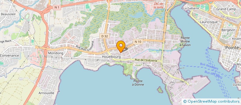 localisation de l'entreprise GESTION LOS SANTOS à BAIE-MAHAULT