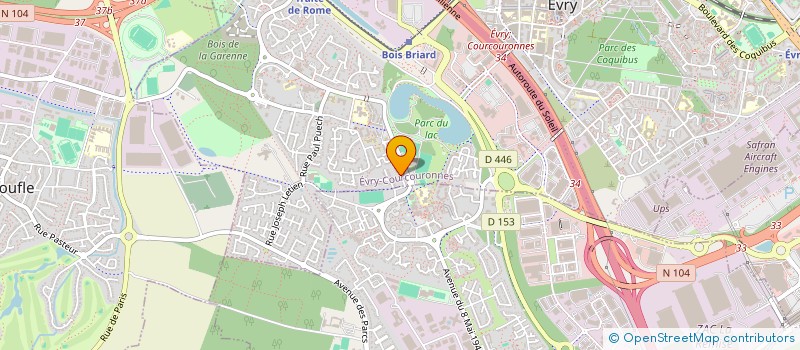 localisation de l'entreprise GESTION MARKETING INTER ENTREPRISES à EVRY-COURCOURONNES