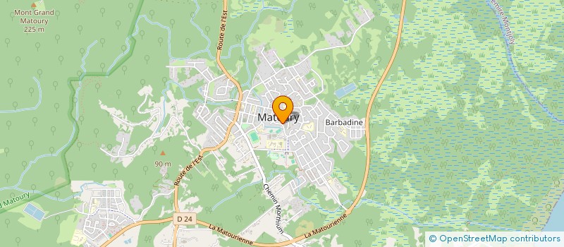 localisation de l'entreprise GESTION MATOURIENNE DE PETITES ENTREPRISES ET ORGANISATIONS à MATOURY