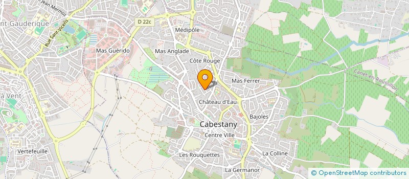 localisation de l'entreprise GESTION NATURELLE ET REHABILITATION ECOLOGIQUE à CABESTANY