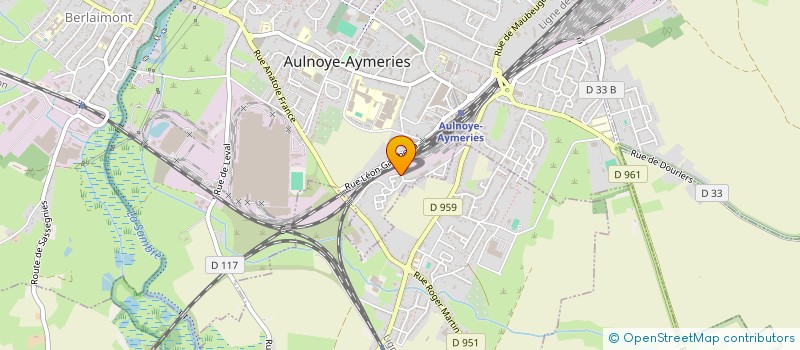 localisation de l'entreprise GESTION NEGOCE VENTE ET ASSISTANCE à LEVAL