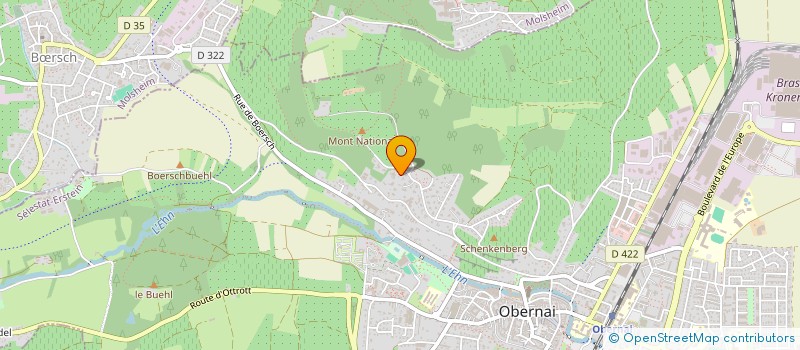localisation de l'entreprise GESTION OBERNAI à OBERNAI