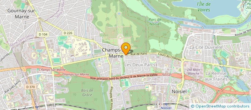 localisation de l'entreprise GESTION OR à CHAMPS-SUR-MARNE