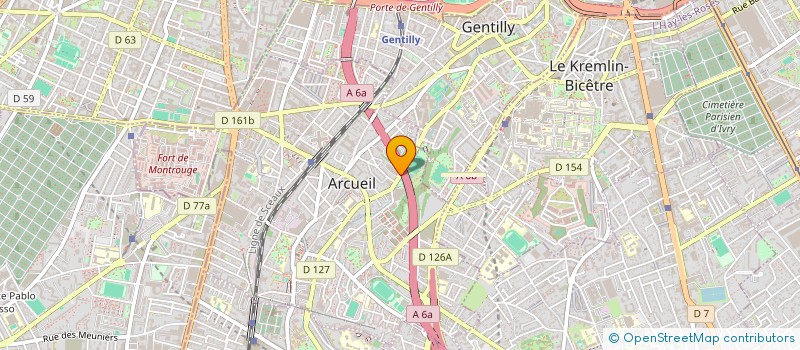 localisation de l'entreprise GESTION ORDENER à ARCUEIL