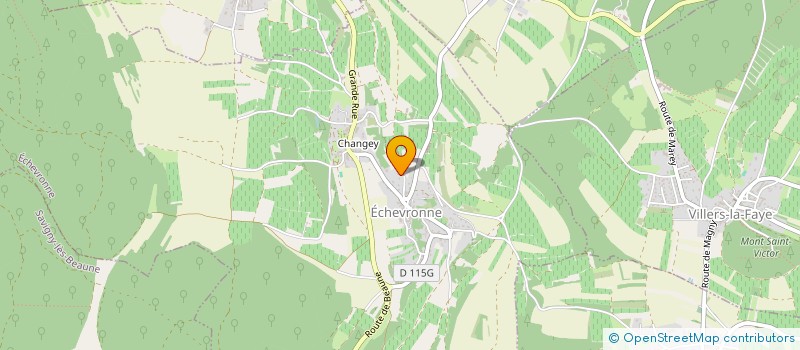 localisation de l'entreprise GESTION ORGANISATION PRESTATIONS INFORM à ECHEVRONNE