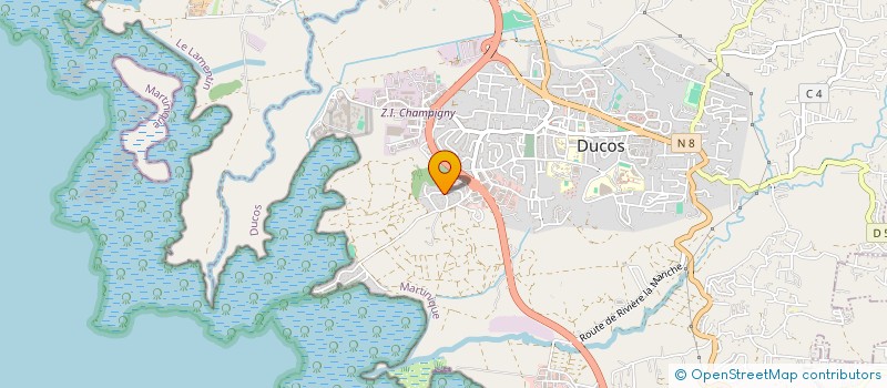 localisation de l'entreprise GESTION P LUS  DUCOS