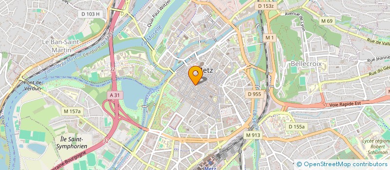 localisation de l'entreprise GESTION PARKING PERSONNEL SCE FISCAUX  METZ