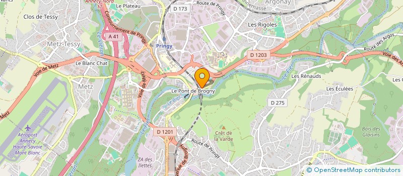 localisation de l'entreprise GESTION PARTICIPATION ANNEC CONSTRUCTION à ANNECY