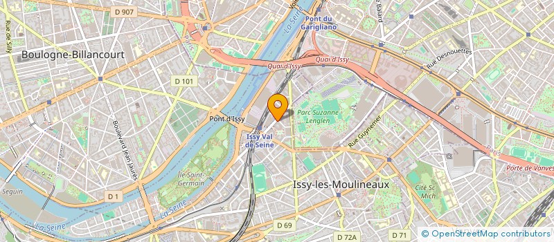 localisation de l'entreprise GESTION PARTICIPATIONS 189 à ISSY-LES-MOULINEAUX