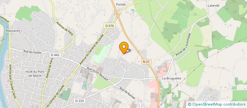 localisation de l'entreprise GESTION PATRIMOINE  VILLENEUVE-SUR-LOT