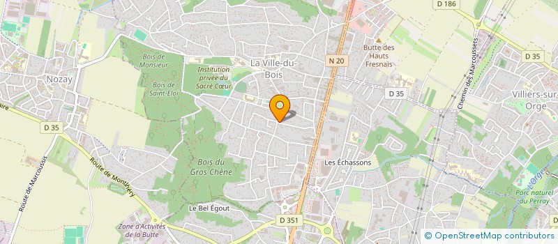 localisation de l'entreprise GESTION PATRIMOINE HC à LA VILLE-DU-BOIS