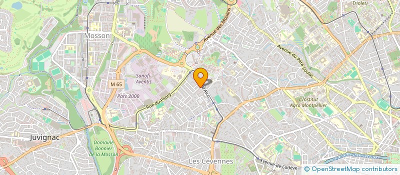 localisation de l'entreprise GESTION PATRIMOINE IMMOBILIER à MONTPELLIER