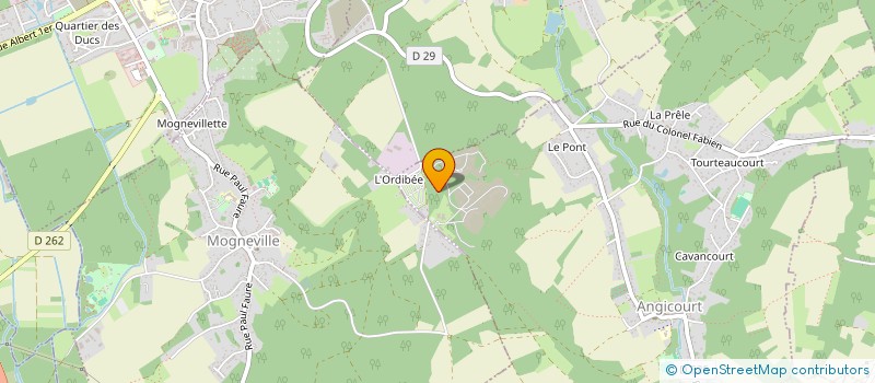 localisation de l'entreprise GESTION PLEIN AIR  ANGICOURT