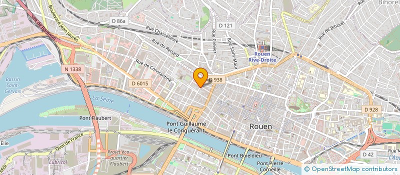 localisation de l'entreprise GESTION PLUS à ROUEN